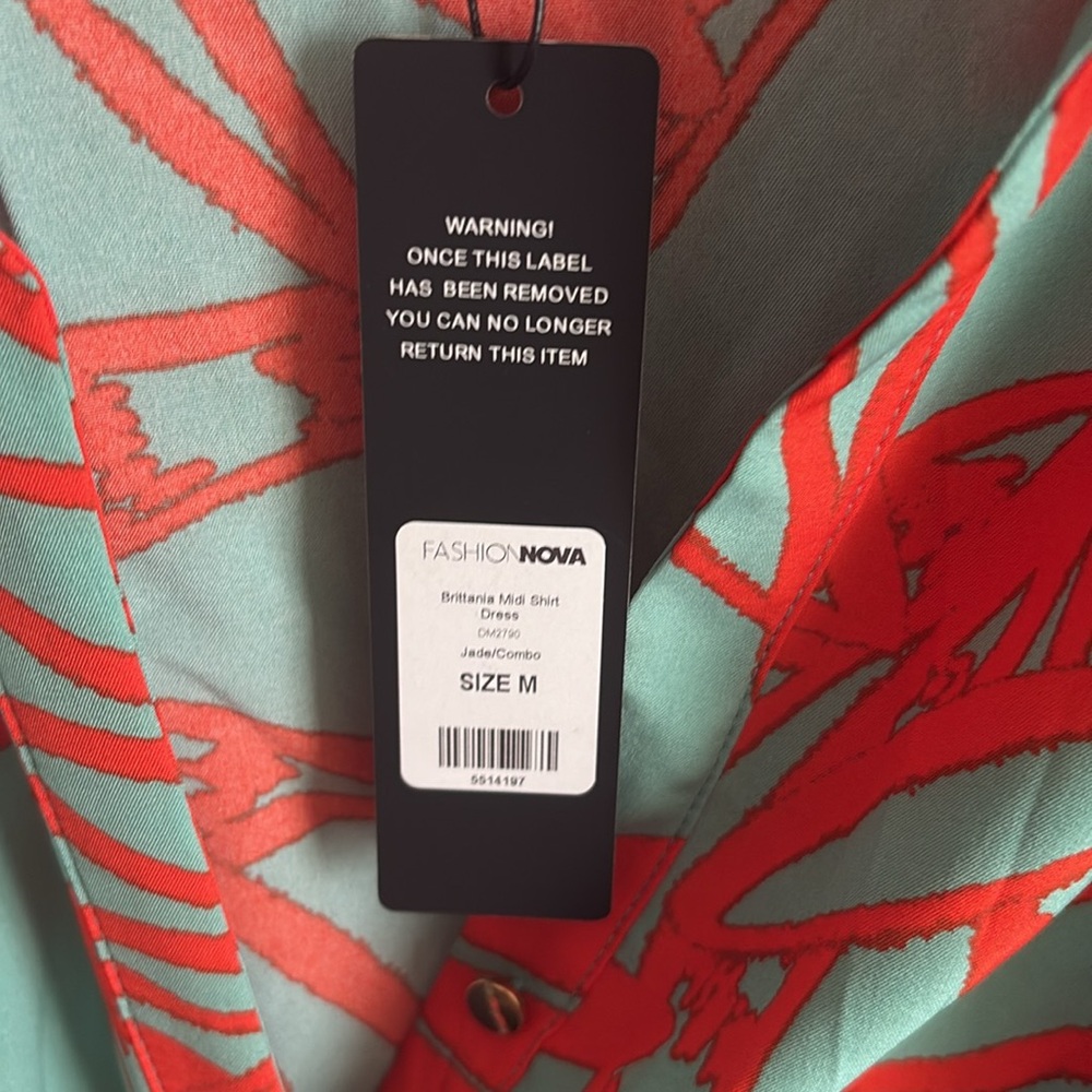 Tropical Print dress - Picture 3 of 3